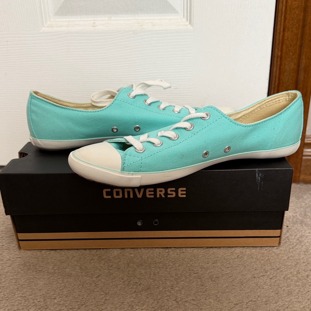 Converse Women's Aqua Canvas Sneakers